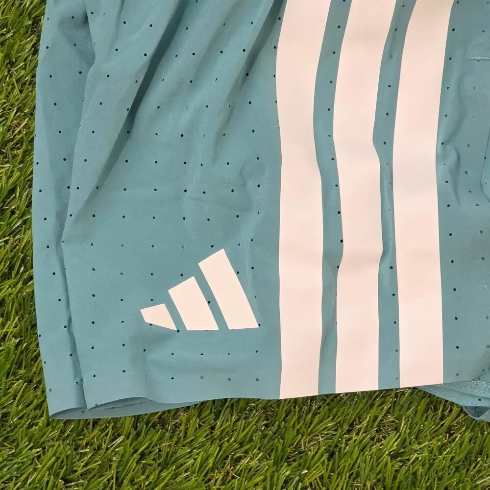 Adidas Adizero Men's Size Medium Slim Fit 2” Split Running Shorts JV7153 Teal